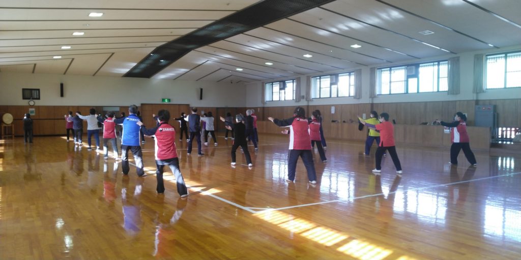 24式太極拳集団演武